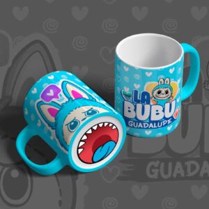 7 Plantillas Labubu Bocas Psd, Cdr, Png Para Sublimar Tazas