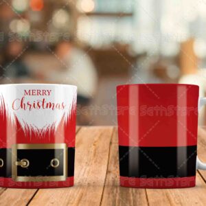 10 Plantillas Para Tazas Navidad
