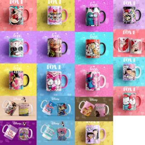 +333 Diseños Parejas Amor En formatos Varios Para Sublimar, Dtf, Serigrafia
