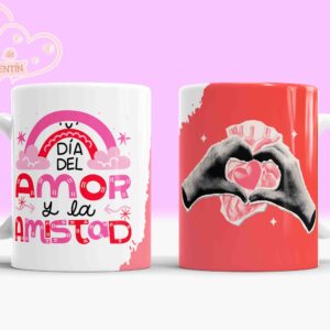 10 Plantillas Amor y Amistad Formato Psd, Png Para Sublimar Tazas