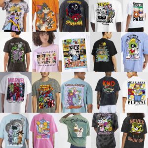 281 Archivos Cartoon Urbanas En formatos Varios Para Dtf, Sublimación