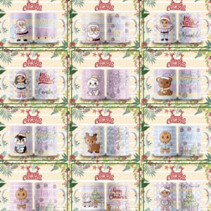 12 Pantillas Navidad Pastel