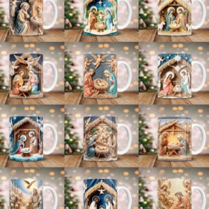 79 Plantillas Navidad Para Sublimar Tazas En Formatos Varios