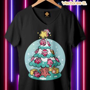 Vector Kirby Christmas Tree PDF, PNG, EPS, SVG
