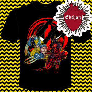 Vector DeadPool Wolverine PDF, SVG, EPS, PNG