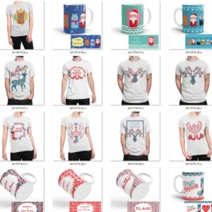 Mega Pack Navidad Para Tazas Y Playeras En formatos Varios Para Sublimar, Dtf, Serigrafia