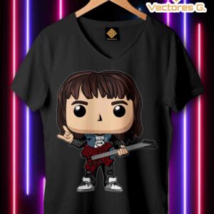 Vector Eddie Munson Funko PDF, PNG, EPS, SVG