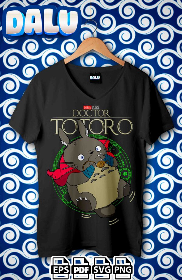 Vector Doctor Totoro, PDF, PNG, EPS, SVG